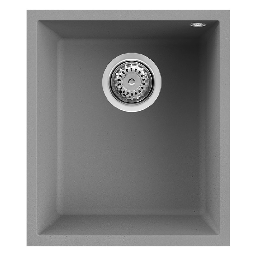 Elleci-Lavello-Incasso-1-vasca-38x44-Quadra-100-Sottotop-Granitek-Grigio-Cemento-LGQ10048BSO