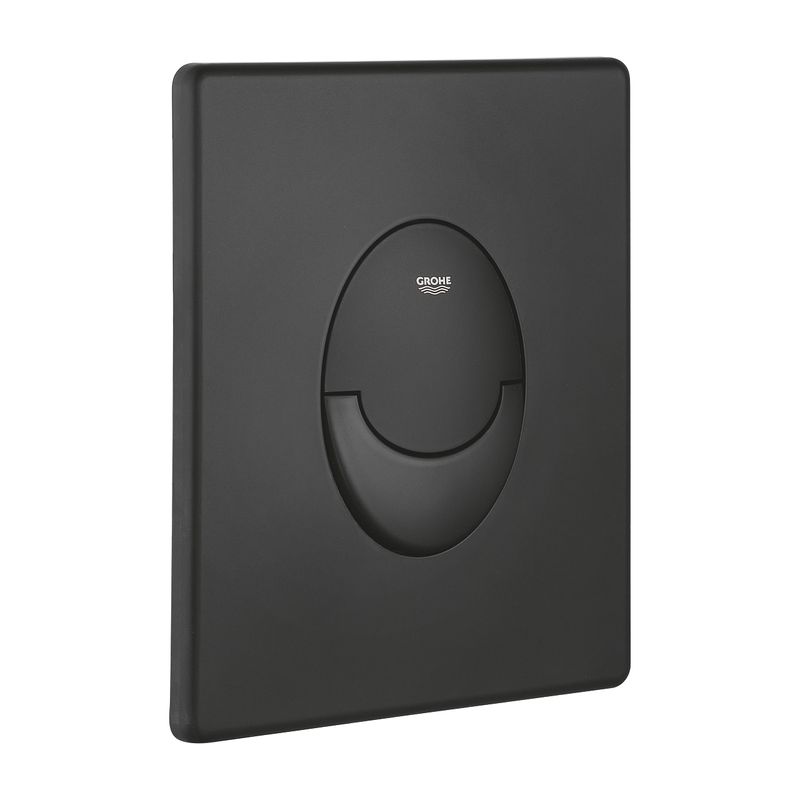 Placca-comando-grohe-nero-opaca-skate-air-38505kf0-wc