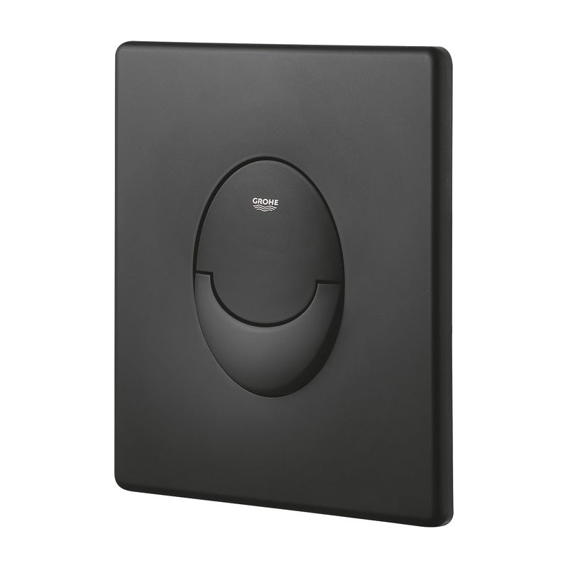 Placca-comando-grohe-nero-opaca-skate-air-38505kf0-wc