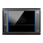 Aiten-Data-AI6409-Pensile-9U-profondita-450---Porta-in-vetro---Blocco-di-sicurezza---Include-vassoio-fisso-e-ventola-da-120-mm---Colore-nero