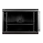 Aiten-Data-AI6409-Pensile-9U-profondita-450---Porta-in-vetro---Blocco-di-sicurezza---Include-vassoio-fisso-e-ventola-da-120-mm---Colore-nero