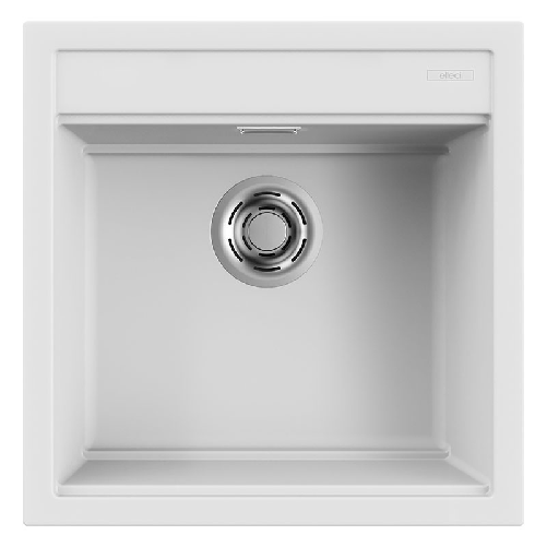 Elleci-Lavello-Incasso-1-vasca-51x51-Best-104-Keratek-Bianco-White-Assoluto-LKB10496