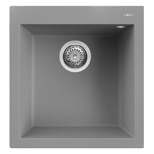 Elleci-Lavello-Incasso-1-vasca-47x50-Quadra-102-Granitek-Grigio-Cemento-LGQ10248