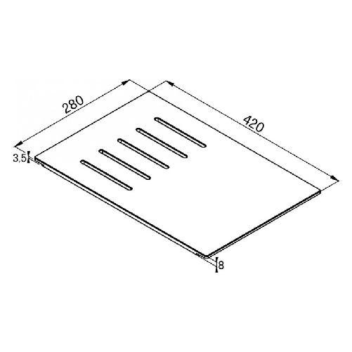 Elleci-Tagliere-Element-420-in-materiale-HPL-Nero---ATH040BK