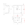 Elleci-Lavello-Incasso-1-vasca-44x44-Integra-102-Keratek-Bianco-White-Assoluto-LKQ10296BIN