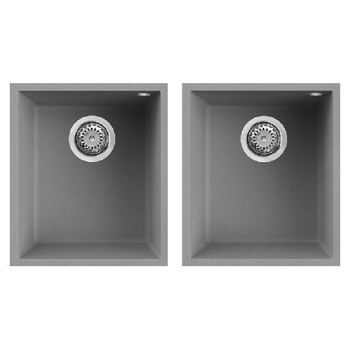 Elleci-Lavello-Incasso-Quadra-200-Sottotop-Granitek-Grigio-Cemento-LGQ20048BSO