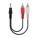 Nanocable-10.24.0303-cavo-audio-3-m-3.5mm-2-x-RCA-Nero