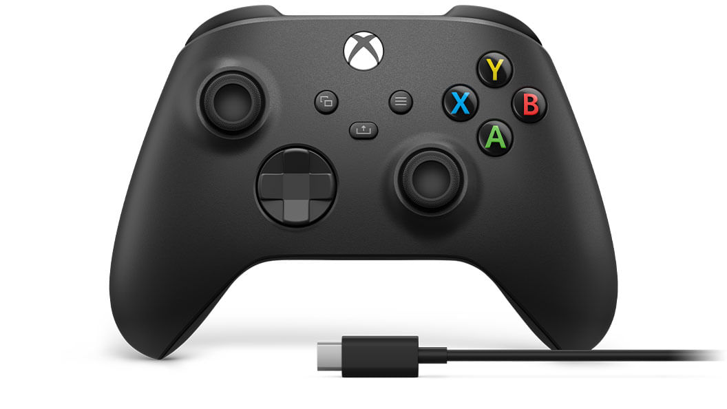 Microsoft Xbox Wireless Controller + USB-C Cable Nero Gamepad Analogico/Digitale PC, Xbox One, Xbox One S, Xbox One X