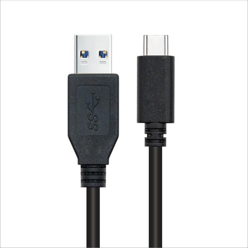 Nanocable-10.01.4001-L150-cavo-USB-15-m-USB-3.2-Gen-2--3.1-Gen-2--USB-A-USB-C-Nero