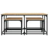 vidaXL-Tavolini-Impilabili-5-pz-Rovere-Sonoma-in-Legno-Multistrato
