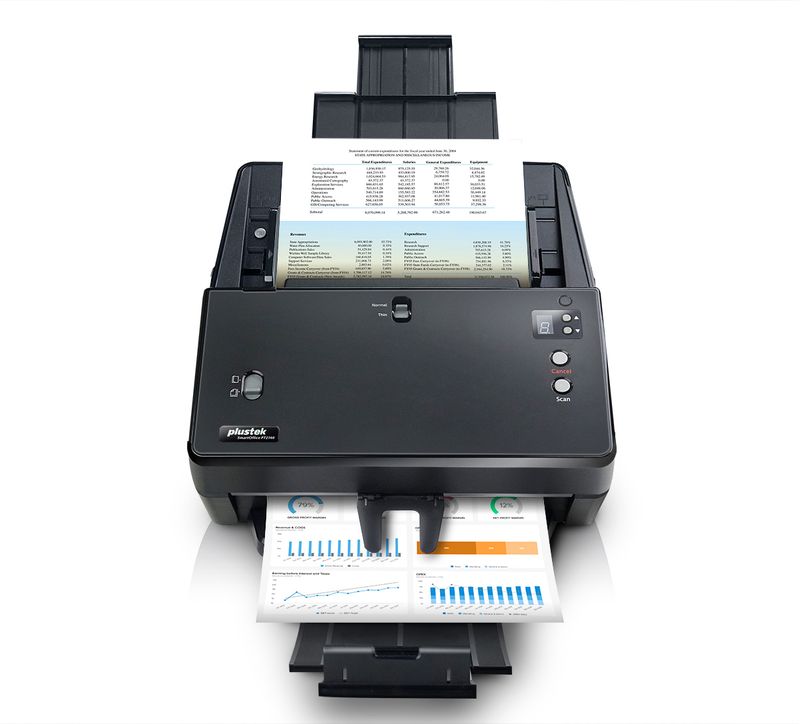 Plustek-SmartOffice-PT2160-Scanner-ADF-600-x-600-DPI-A3-Nero