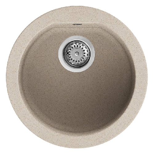 Elleci-Lavello-Tondo-da-incasso-Fox-ROUND-Granitek-Avena-LGFROU51