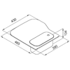 Elleci-Tagliere-Element-Fox-360-con-Vaschetta-in-materiale-HPL-Quercia-ATH130OL