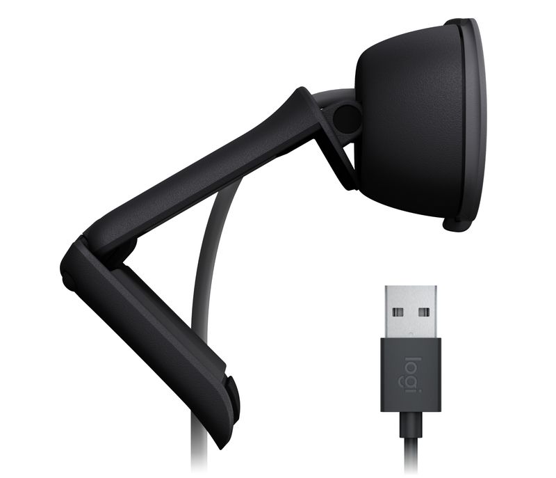 Logitech-Brio-100-webcam-2-MP-1920-x-1080-Pixel-USB-Grafite