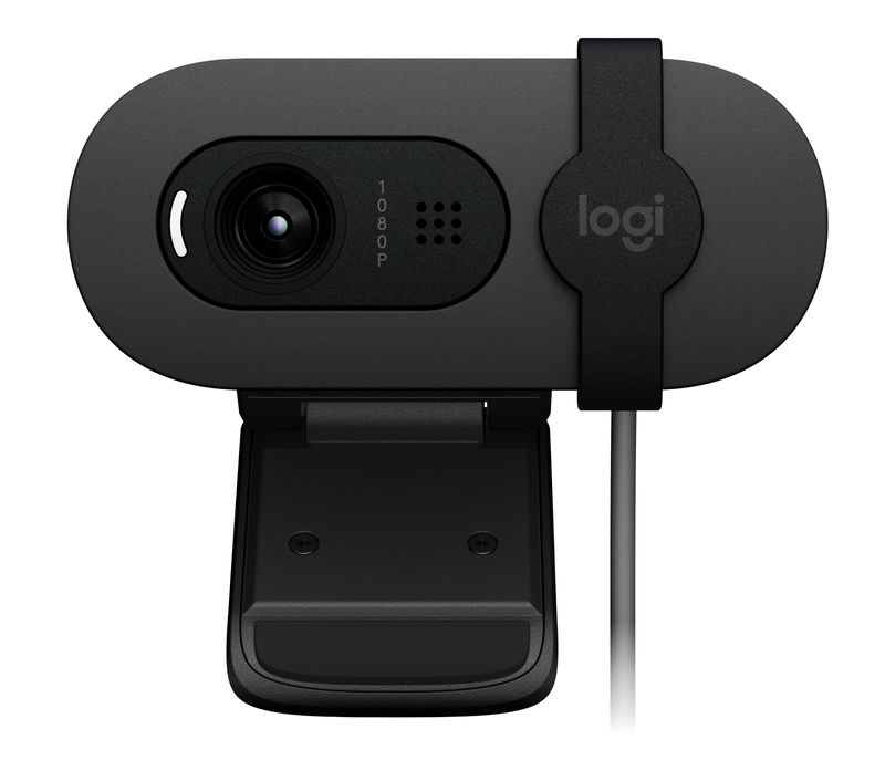 Logitech-Brio-100-webcam-2-MP-1920-x-1080-Pixel-USB-Grafite