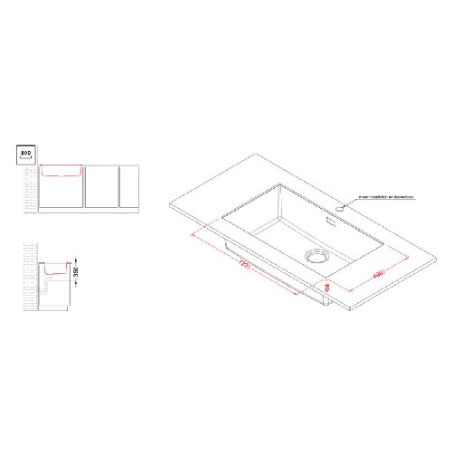 Elleci-Lavello-Incasso-1-vasca-76x44-Integra-130-Keratek-Bianco-White-Assoluto-LKQ13096BIN