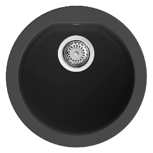Elleci-Lavello-Tondo-da-incasso-Fox-ROUND-Granitek-Antracite-LGFROU59
