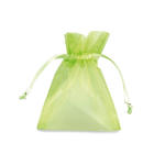 PNP 20 Sacchetti organza Milly 12,5x17cm verde mela