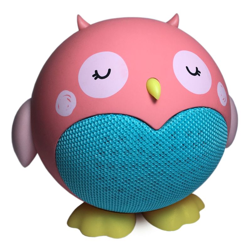 Planet-Buddies-Altoparlante-Bluetooth-Gufo-Rosa-per-Bambini