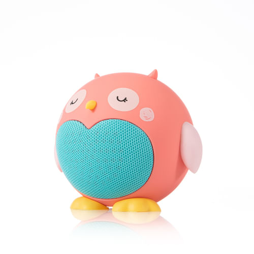 Planet-Buddies-Altoparlante-Bluetooth-Gufo-Rosa-per-Bambini