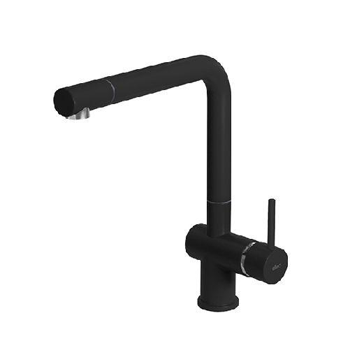 Elleci-Rubinetto-Miscelatore-Cucina-Stream-Keratek-Nero-Assoluto-MKKSTR86