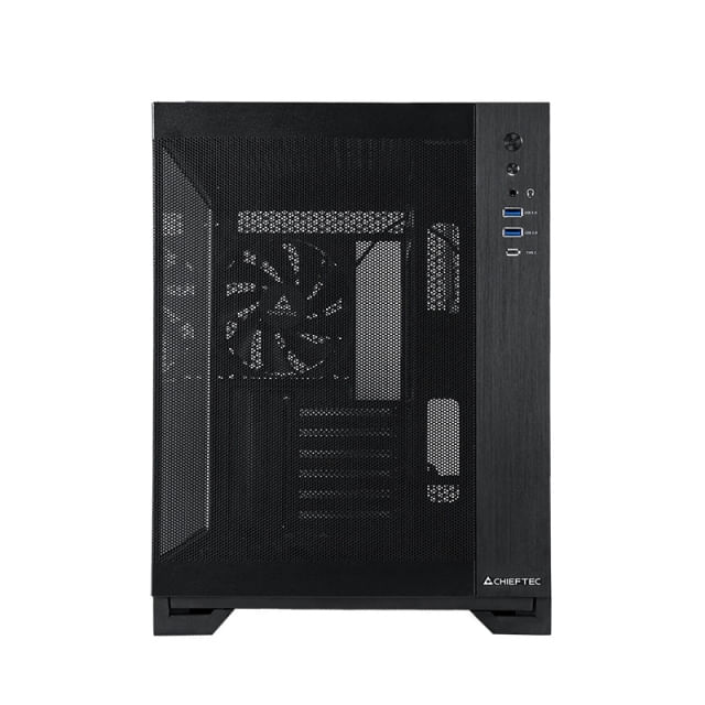 Chieftec-mATX-Gehause-GM-30B-M-OP-black-Cubo-Nero