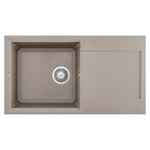 Elleci-Lavello-Incasso-1-vasca-78x435-Easy-290-Granitek-Grigio-Tortora-LGY29043