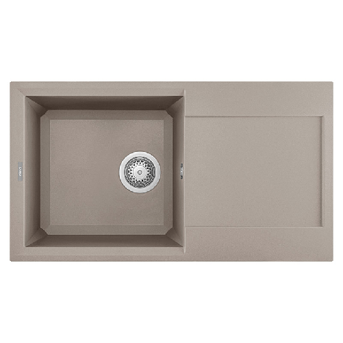 Elleci-Lavello-Incasso-1-vasca-78x435-Easy-290-Granitek-Grigio-Tortora-LGY29043