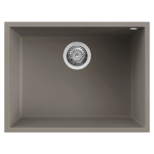 Elleci-Lavello-Incasso-1-vasca-58x44-Quadra-110-Sottotop-Keratek-Grigio-Dove-Grey-LKQ11093BSO