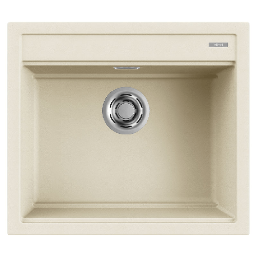 Elleci-Lavello-Incasso-1-vasca-57x51-Best-105-Granitek-Bianco-Antico-LGB10562