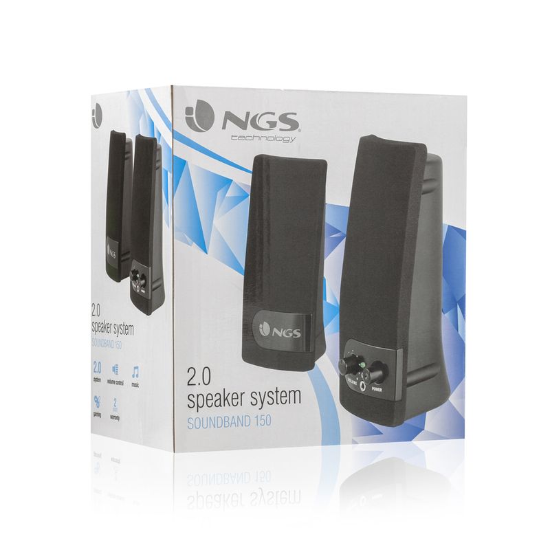 NGS-SB150-altoparlante-1-via-Nero-Cablato-4-W