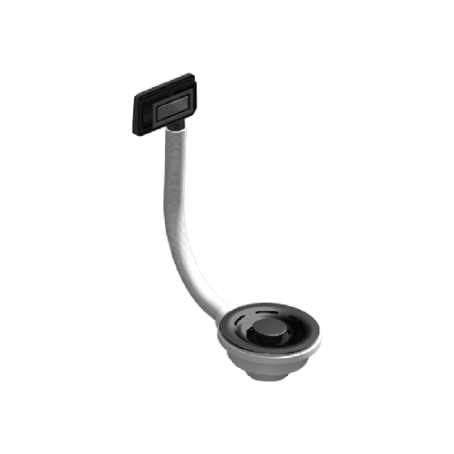 Elleci-Piletta-e-Troppopieno-Kit-Element-Flow-Pro-Black-Matt-Nero---KITWPT-F-1VSELL-BK