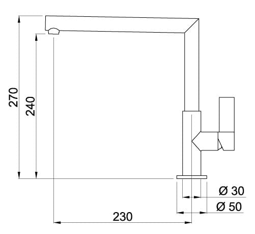 Elleci-Rubinetto-Miscelatore-Cucina-Ares-Granitek-Grigio-Aluminium-MMKARE79