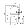 Elleci-Rubinetto-Miscelatore-Cucina-Wave-Cromata-Cromato-MIKWAVCR