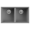 Elleci-Lavello-Incasso-2-vasche-76x435-Quadra-350-Sottotop-Granitek-Grigio-Titanium-LMQ35073BSO