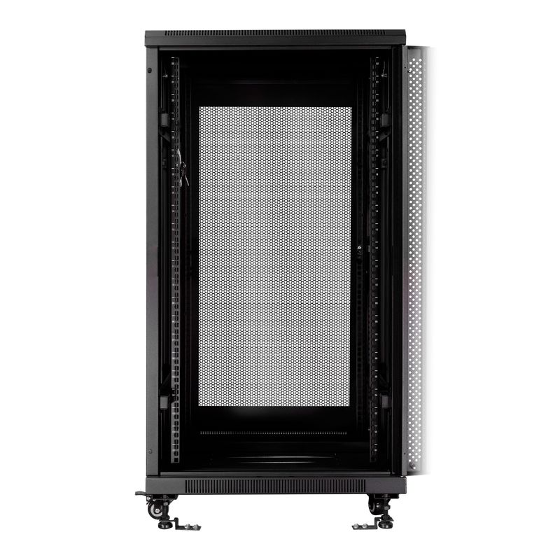 Aiten-Data-AI6822S-Armadio-da-Pavimento-22U---Larghezza-600---ProfonditA A -800---senza-Accessori---Ruote-con-Freno---Colo