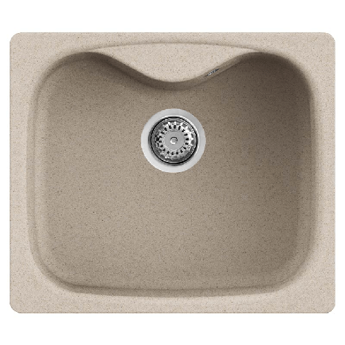 Elleci-Lavello-Incasso-1-vasca-58x50-Fox-200-Granitek-Avena-LGF20051