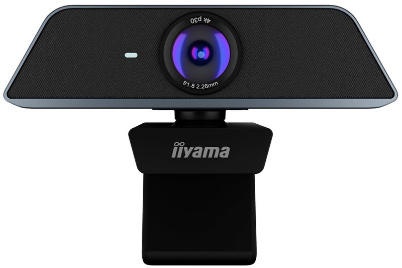 iiyama-UC-CAM120UL-1-telecamera-per-videoconferenza-8-MP-Nero-3840-x-2160-Pixel-30-fps