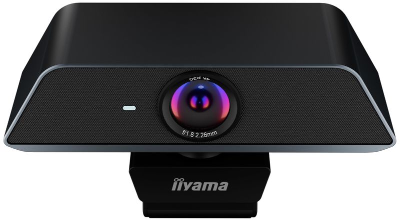 iiyama-UC-CAM120UL-1-telecamera-per-videoconferenza-8-MP-Nero-3840-x-2160-Pixel-30-fps