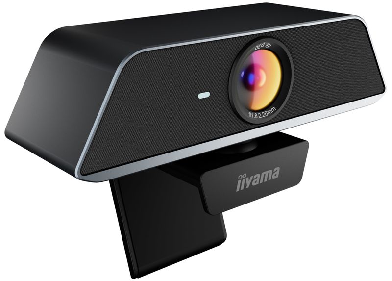 iiyama-UC-CAM120UL-1-telecamera-per-videoconferenza-8-MP-Nero-3840-x-2160-Pixel-30-fps