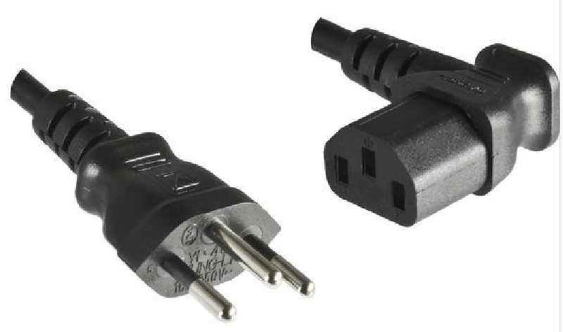 Microconnect-PE160418A-cavo-di-alimentazione-Nero-18-m-Accoppiatore-C13--Power-Cord-Swiss---C13-90AÆA¢a¬A¡AaAA°1.8m---Swiss