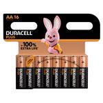 Duracell Plus AA Alkaline - 16 Pack