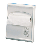 MAR PLAST Dispenser per carta copriwater Mini - 23x5,5x29,5 cm - bianco - Mar Plast