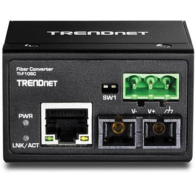 Trendnet-TI-F10SC-convertitore-multimediale-di-rete-200-Mbit-s-1310-nm-ModalitAÆAaAaAA -multipla-Nero--IND.-100BASE-FX-MM