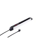 Helos Multipresa Helos PROFESSIONAL, a 6 vie, ALU, ÃÆÃâSS, 1,5 m, con interruttore