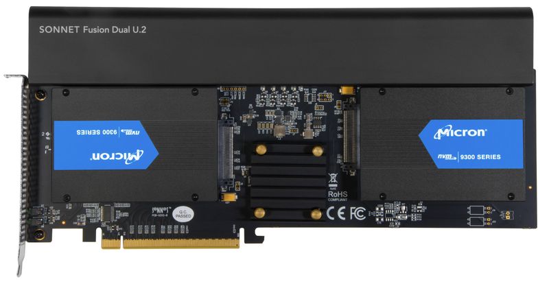 Scheda-PCIe-SSD-Sonnet-Fusion-doppia-U.2
