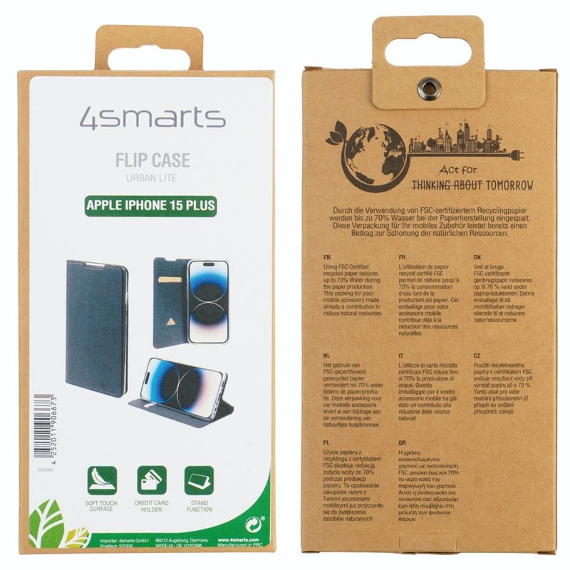 Custodia-Flip-4smarts-Urban-Lite-per-Apple-iPhone-15-Plus