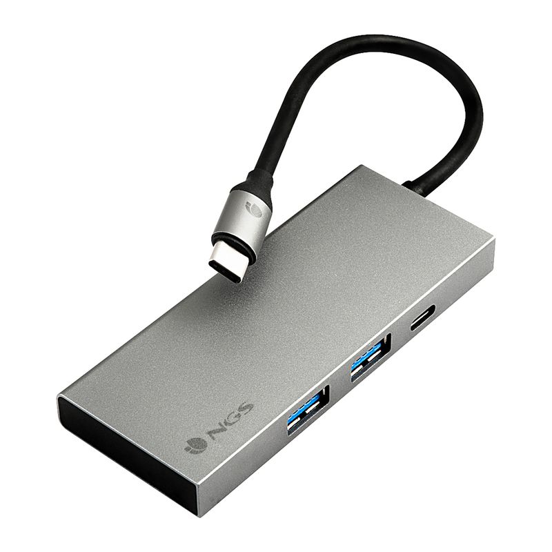 Ngs-Adattatore-Multiporta-Usb-C-Da-4-A-1-In-Alluminio