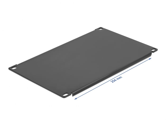 Delock---Blindplatte---Schwarz---4U---254-cm--10----66663-