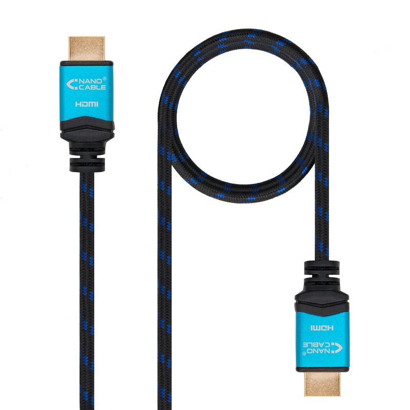 Nanocable-10.15.3703-cavo-HDMI-3-m-HDMI-tipo-A--Standard--Nero